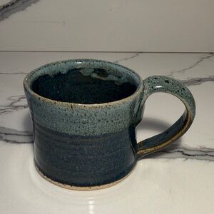 New Blue Pottery Coffee Mug - Handcrafted Stoneware